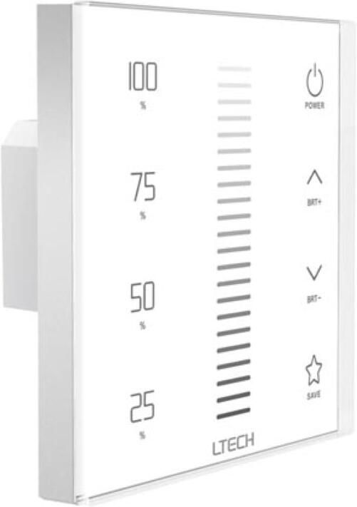 Velleman MULTI-ZONE SYSTEEM TOUCHPANEL LED-DIMMER 1 KANAAL DMX RF
