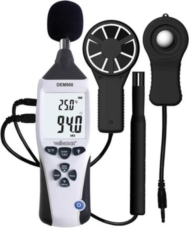 Velleman MULTIFUNCTIONELE OMGEVINGSMETER 5-IN-1