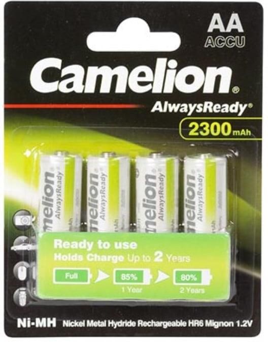 Velleman NiMH AA 1.2V-2300mAh (4 kaart)'ALWAYSREADY™'