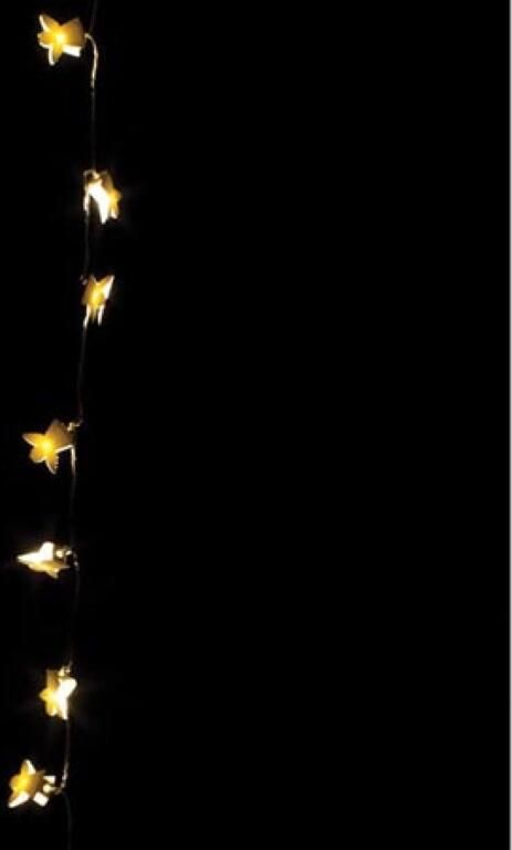 Velleman Paperlight LED 10 m 30 engeltjes warmwit transparante kabel 24 V