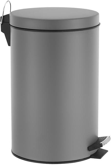 Velleman metalen pedaalemmer met uitneembare plastic emmer metalen handgreep en antislippedaal ideaal voor thuis en op kantoor inhoud