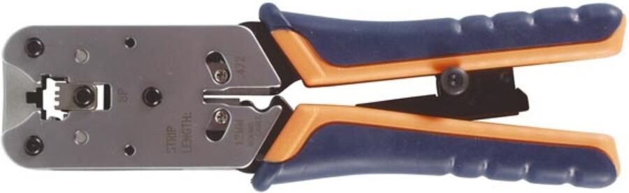 Velleman PROFESSIONELE KRIMPTANG VOOR MODULAIRE CONNECTOR 8P8C (RJ45)