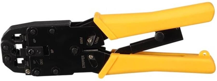 Velleman PROFESSIONELE KRIMPTANG VOOR MODULAIRE CONNECTOREN RJ10 RJ11 RJ12 RJ45