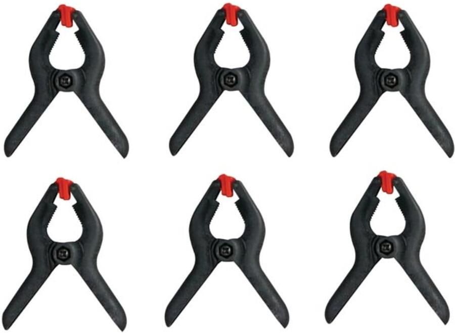 Velleman PVC LIJMKLEMMEN 2.5"- 6 st.