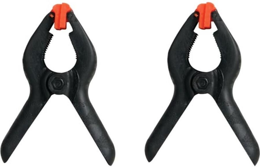 Velleman PVC LIJMKLEMMEN 4"- 2 st.