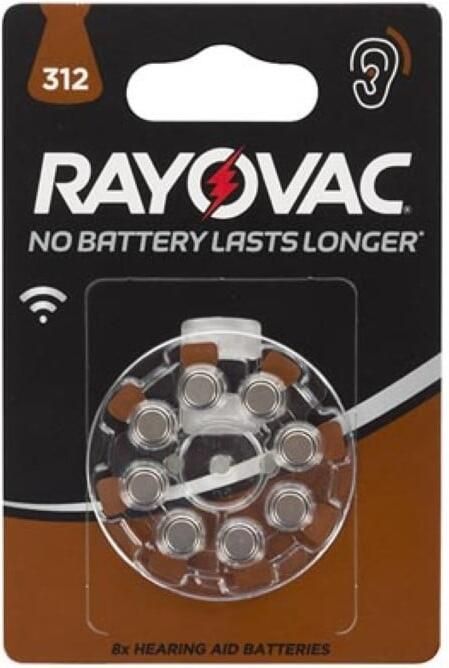 Velleman RAYOVAC ZINC AIR KNOOPCEL 1.4V-160mAh 4607.745.418 (8st bl)