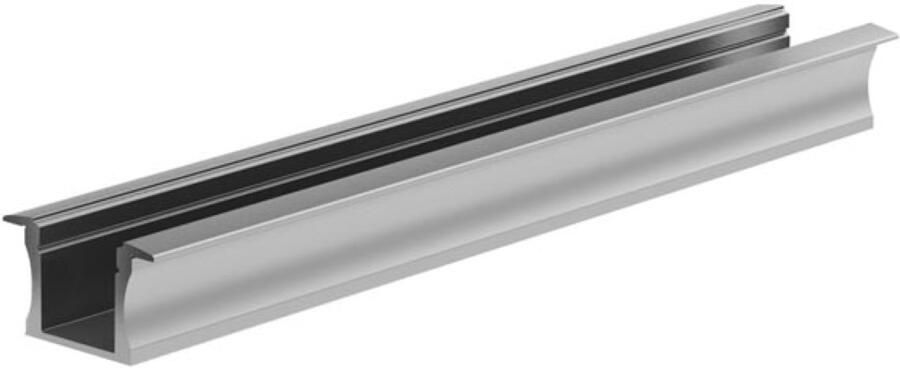 Velleman RECESSED SLIMLINE 15 mm ALUMINIUM-INBOUWPROFIEL VOOR LEDSTRIP GEANODISEERD ALUMINIUM ZILVER 2 m