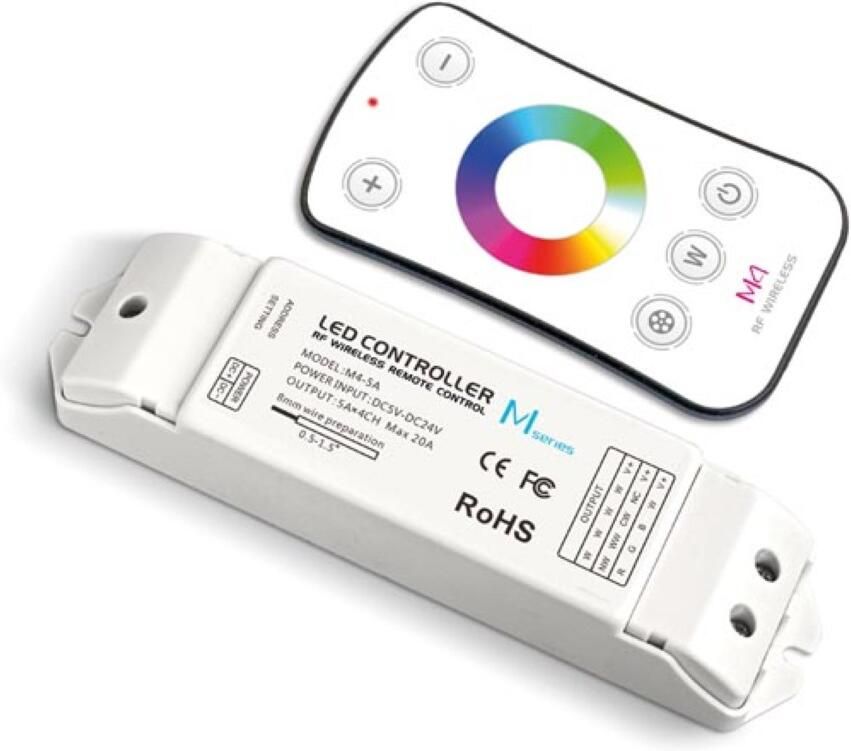Velleman RGBW LED-CONTROLLER MET RF-AFSTANDSBEDIENING