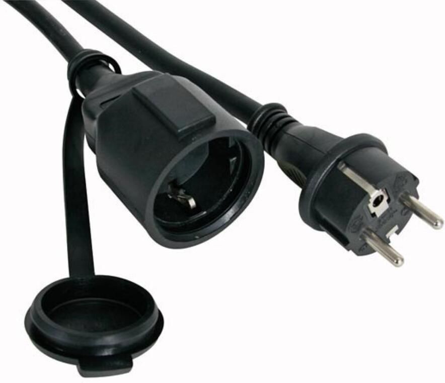 Velleman RUBBER VERLENGKABEL 10 m 3G2.5 RANDAARDE