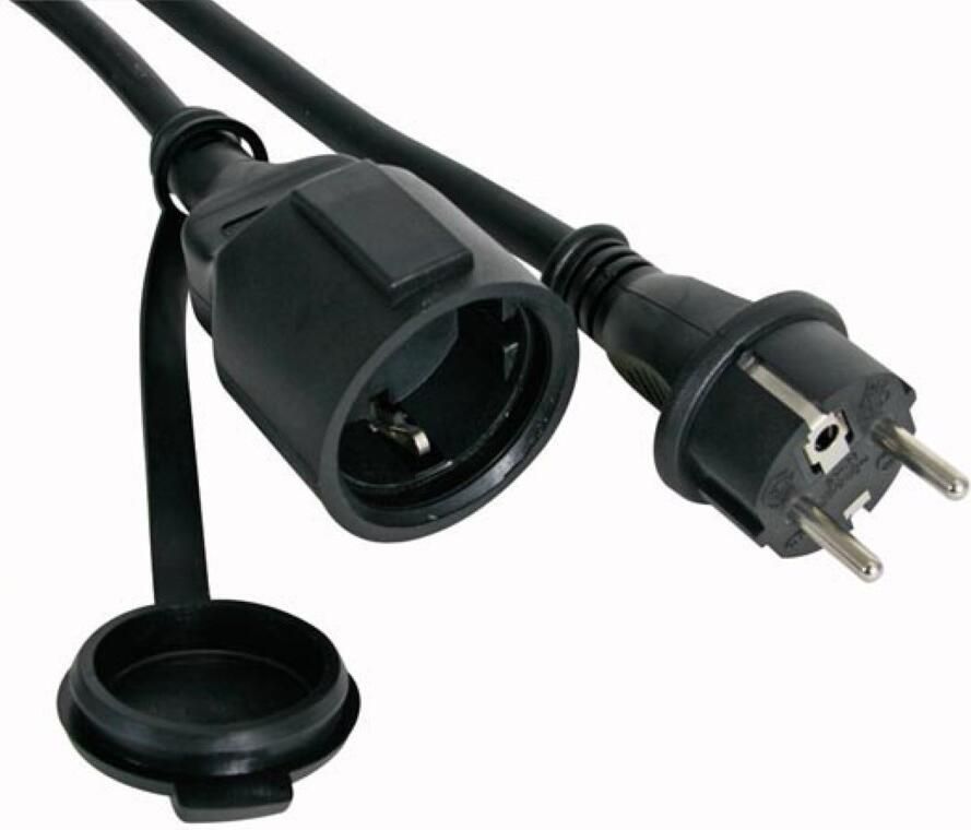 Velleman RUBBER VERLENGKABEL 5 m 3G2.5 RANDAARDE