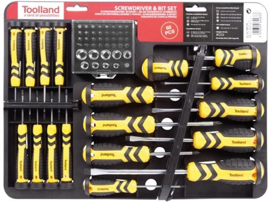 Velleman SCHROEVENDRAAIER- EN BITSET 60 st.