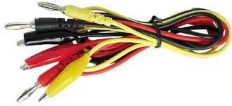 Velleman SET MEETSNOEREN BANAANSTEKKER GEISOLEERDE KROKODILLENKLEM