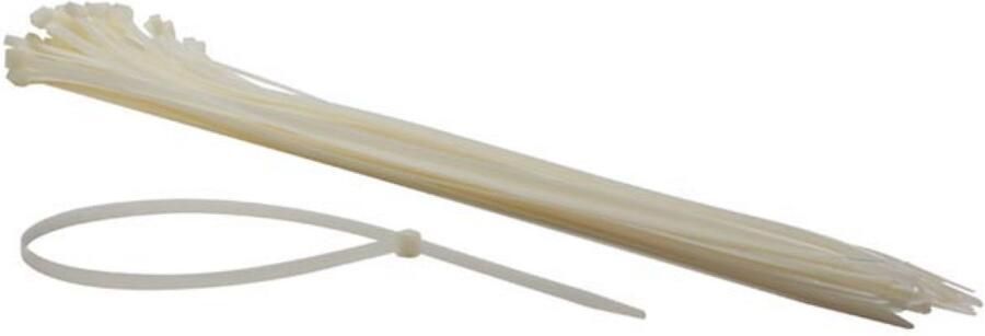 Velleman SET MET NYLON KABELBINDERS 8.8 x 750 mm WIT (50 st.)