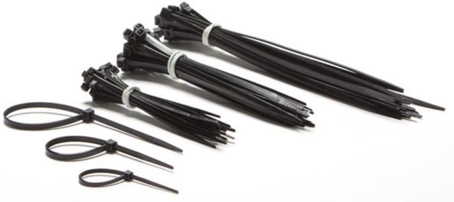 Velleman SET MET NYLON KABELBINDERS ZWART (75 st.)