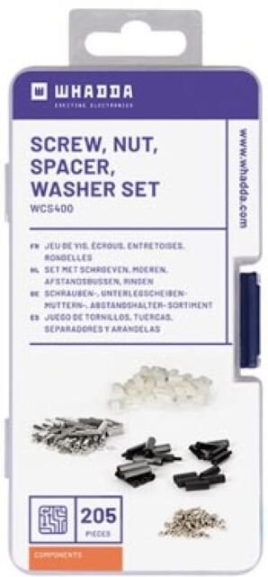 Velleman SET SCHROEVEN MOEREN AFSTANDSBUSSEN SLUITRINGEN.