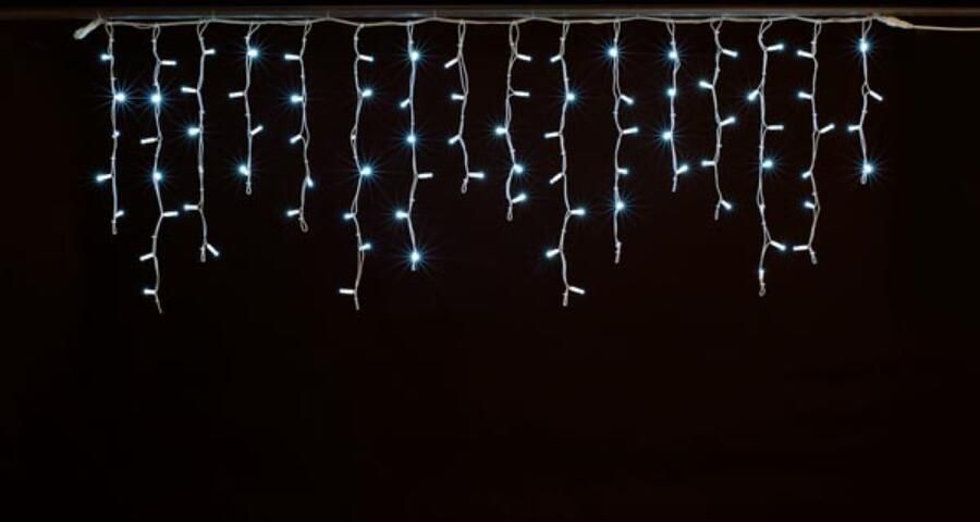 Velleman Simply-connect PRO LINE ijspegelverlichting 2 x 0.70 m 88 leds wit witte kabel 230 V