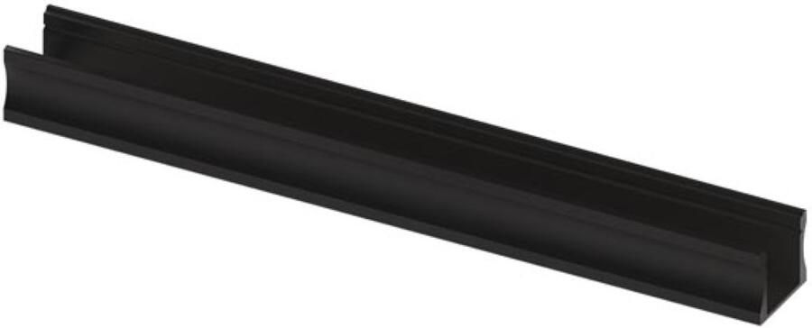 Velleman SLIMLINE 15 mm ALUMINIUM PROFIEL VOOR LEDSTRIP GEANODISEERD ZWART 2 m