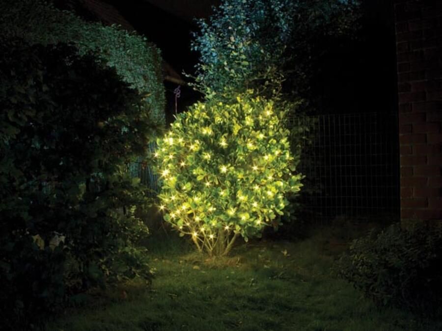 Velleman Smart Netlight LED 1 2 x 1 2 m 60 warm witte lampen groene draad modulator batterijen niet meegeleverd