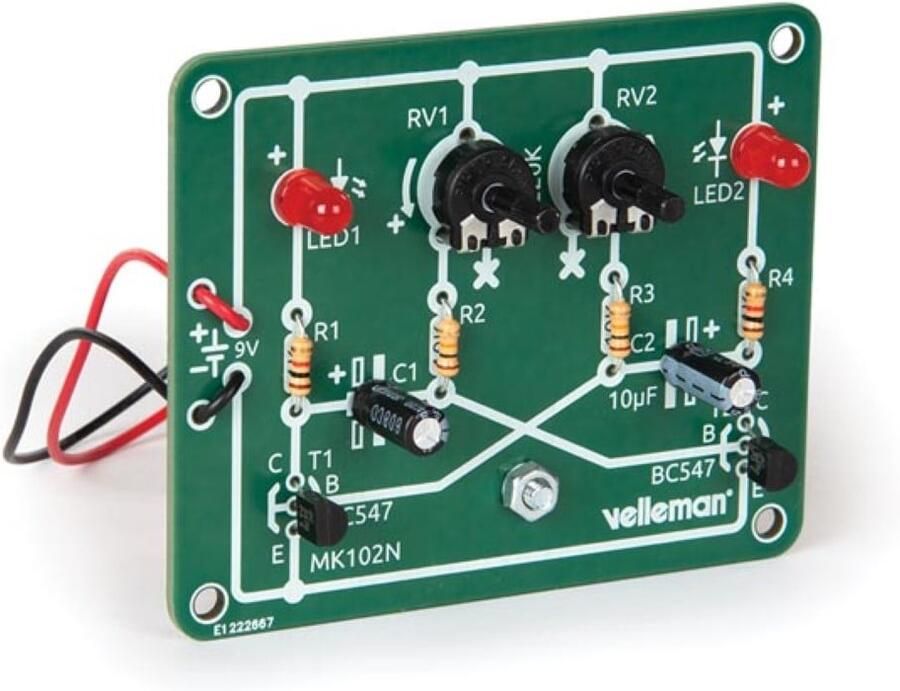 Velleman SOLDEERKIT KNIPPERENDE LEDS