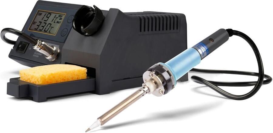 Velleman SOLDEERSTATION MET LCD&KERAMISCH VERWARMINGSELEMENT 48 W 150-450°C