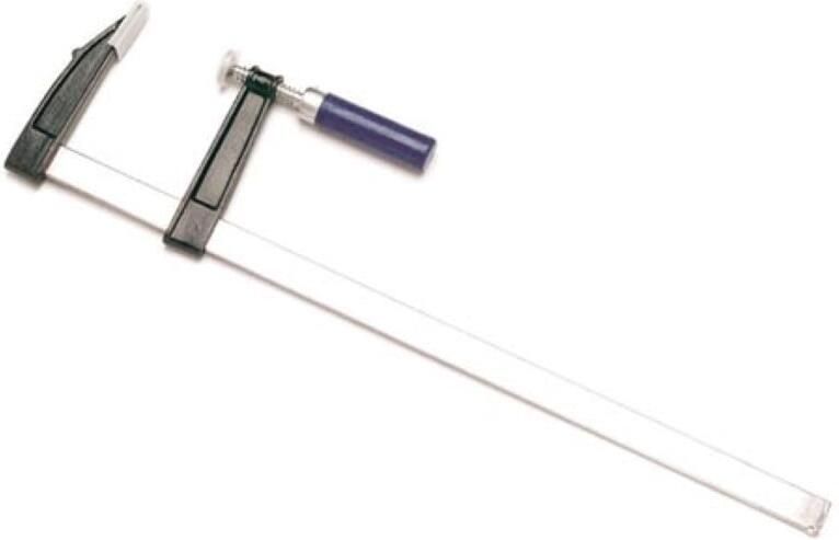 F-klem lijmklem F-spanklem voor houtbewerking klem metaalbewerker houtklem max. klemopening 600 mm 600 x 120 mm 1550 g e