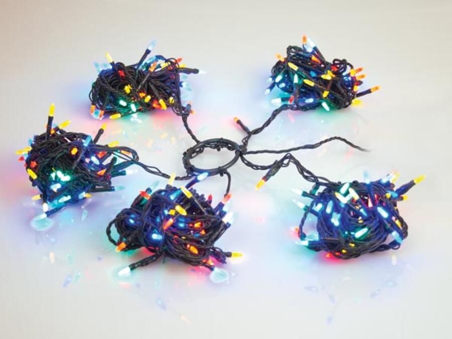 Velleman Speed Light LED 330 leds veelkleurig groene kabel modulator 24 V (voor bomen tot 240 cm)