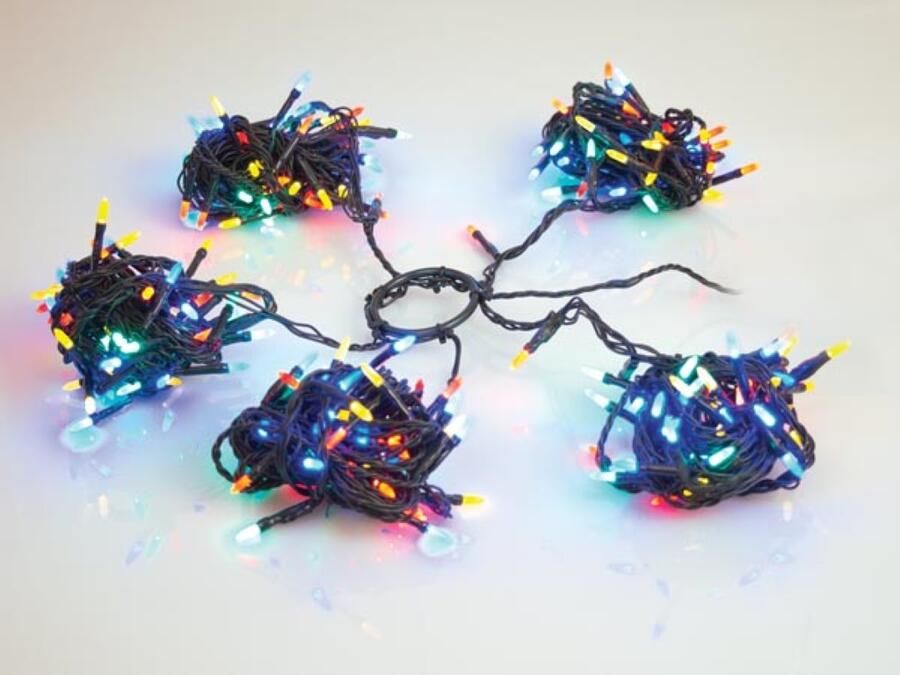 Velleman Speed Light LED continu licht 280 leds veelkleurig groene kabel 24 V (voor bomen tot 210 cm)