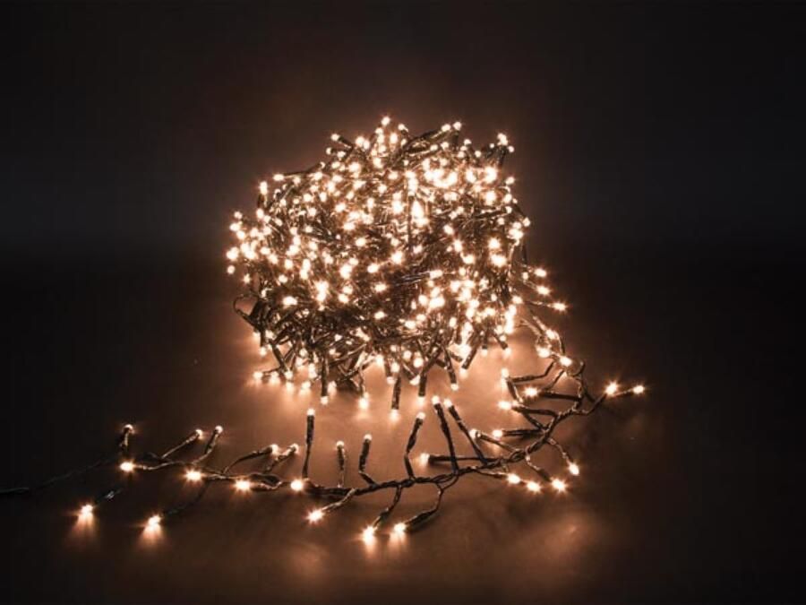 Velleman Spinlight LED 18 m 1530 leds arizona wit zwarte kabel modulator 31 V