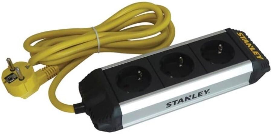 Velleman STANLEY 3-VOUDIGE STEKKERDOOS"CORE"- RANDAARDE