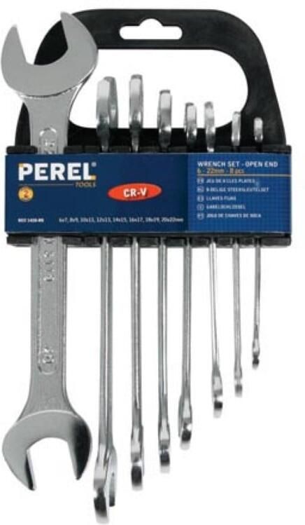 Velleman STEEKSLEUTELSET 6-22 mm 8-delig