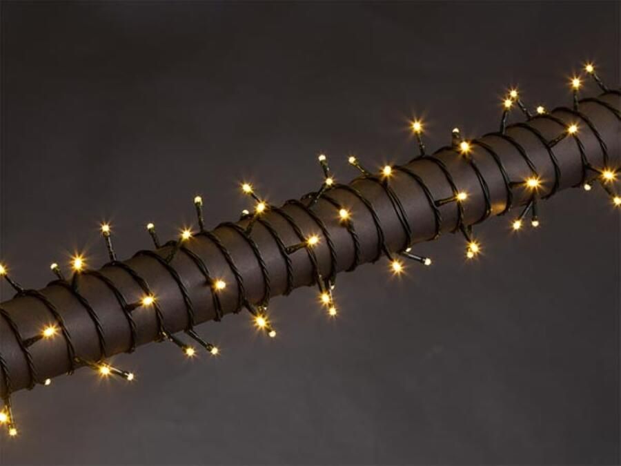 Velleman STELLA LED 8 m 120 leds warmwit groene kabel 24 V