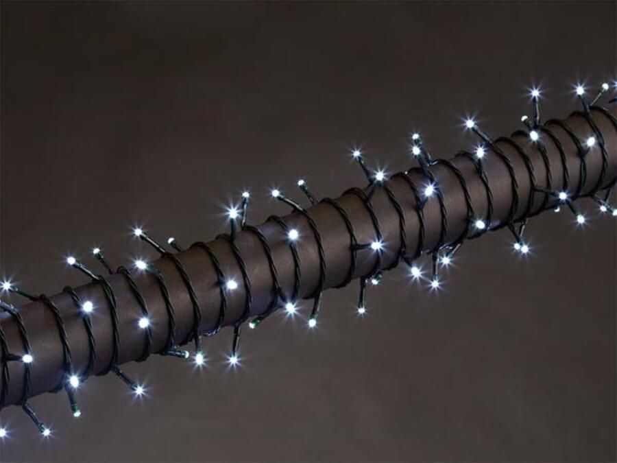 Velleman STELLA LED 40 m 600 leds wit groene kabel 24 V