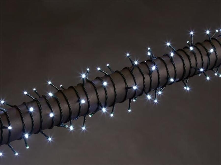 Velleman STELLA LED 8 m 120 leds wit groene kabel 24 V