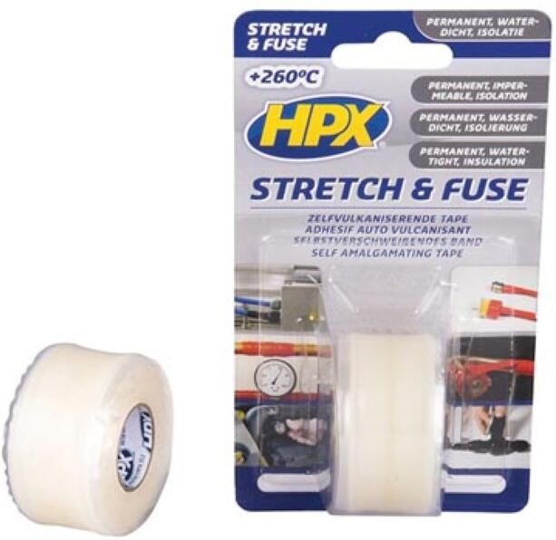 Velleman Stretch&Fuse zelfvulkaniserende tape transparant 25mm x 3m