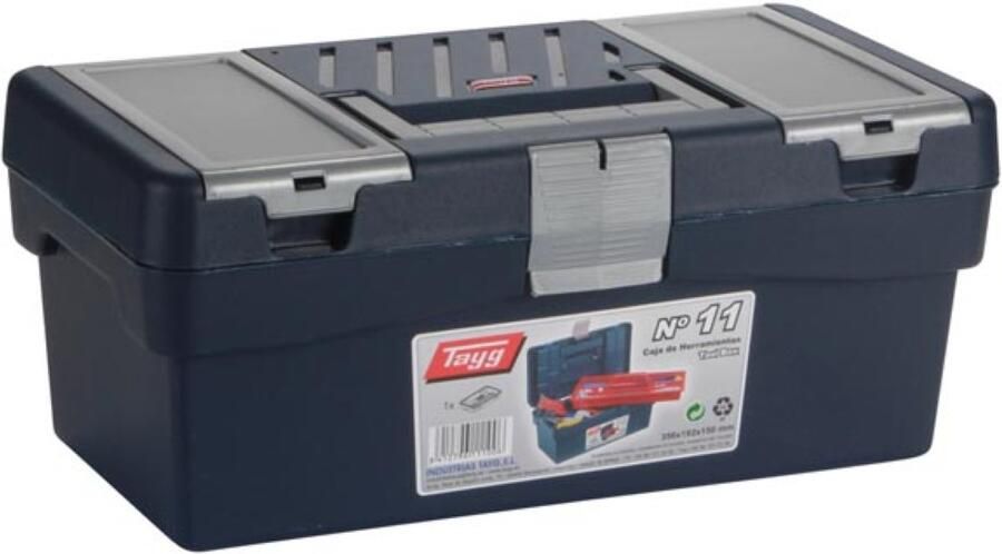 Velleman TAYG GEREEDSCHAPSKOFFER 356 x 192 x 150 mm MET INLEGBAK 10 2 L