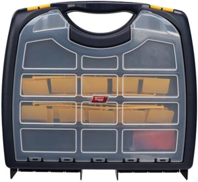 Velleman TAYG Gereedschapskoffer 401 x 352 x 156 mm 20 uitneembare Verdeelvakken 22 L