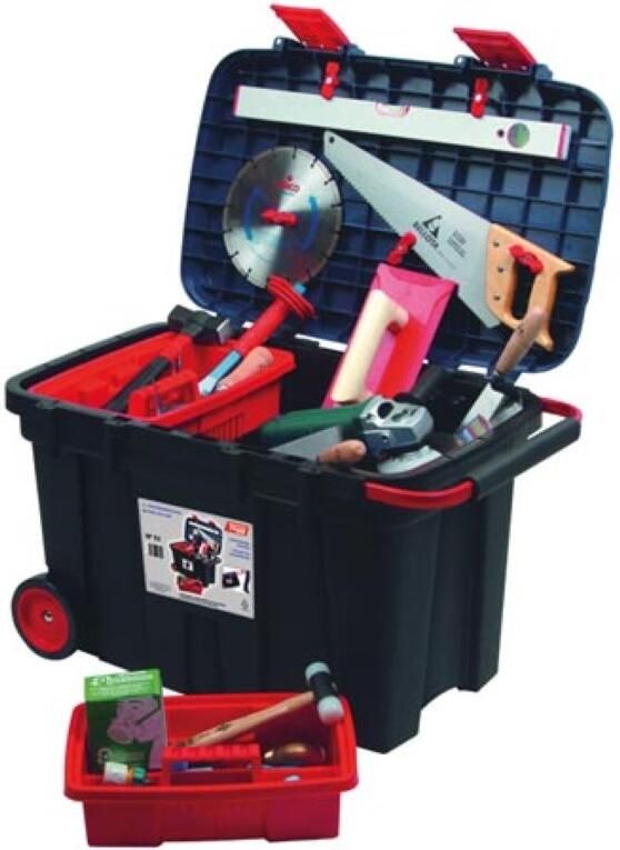 Velleman TAYG Gereedschapskoffer op Wieltjes 775 x 472 x 493 mm met Inlegbak 180 L