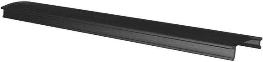 Velleman Top diffuser voor wand led lamp SL-serie polycarbonaat UV-stab. 3 m zwart gematteerd