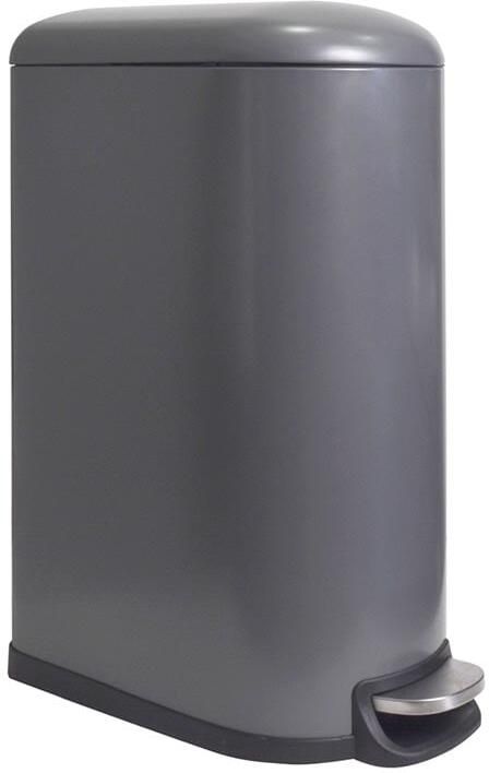 Velleman metalen pedaalemmer met uitneembare emmer solide antislipvoet en versterkte pedaal ideaal voor thuis en op kantoor inhoud 40