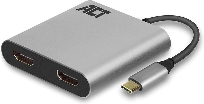 ACT AC7012 USB-C naar HDMI voor 2 monitoren MST (AC7012)