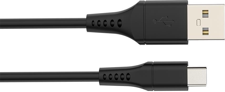 Velleman USB-kabel USB 2.0 A naar C 60W vernikkeld TPE-kabel 1 meter