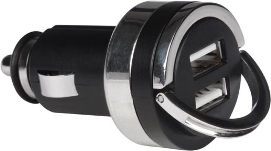 Velleman USB-lader voor de auto 2 USB-poorten 5 V 4.2 A 21 W max. IC-technologie inklapbare handgreep geschikt voor het opladen van