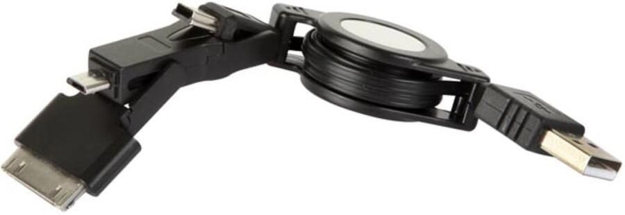 Velleman USB NAAR MINI USB + MICRO USB + IPAD IPOD ZELFOPROLLEND