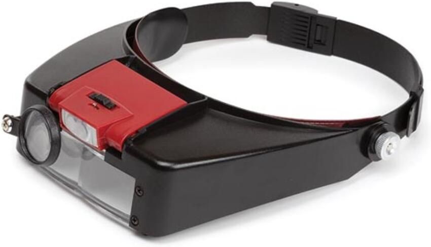 Velleman VERGROOTGLAS MET HOOFDBAND en LEDVERLICHTING 1.8x 2.3x 3.3x