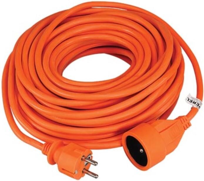 Velleman VERLENGKABEL 20 m ORANJE 3G1.5 PENAARDE