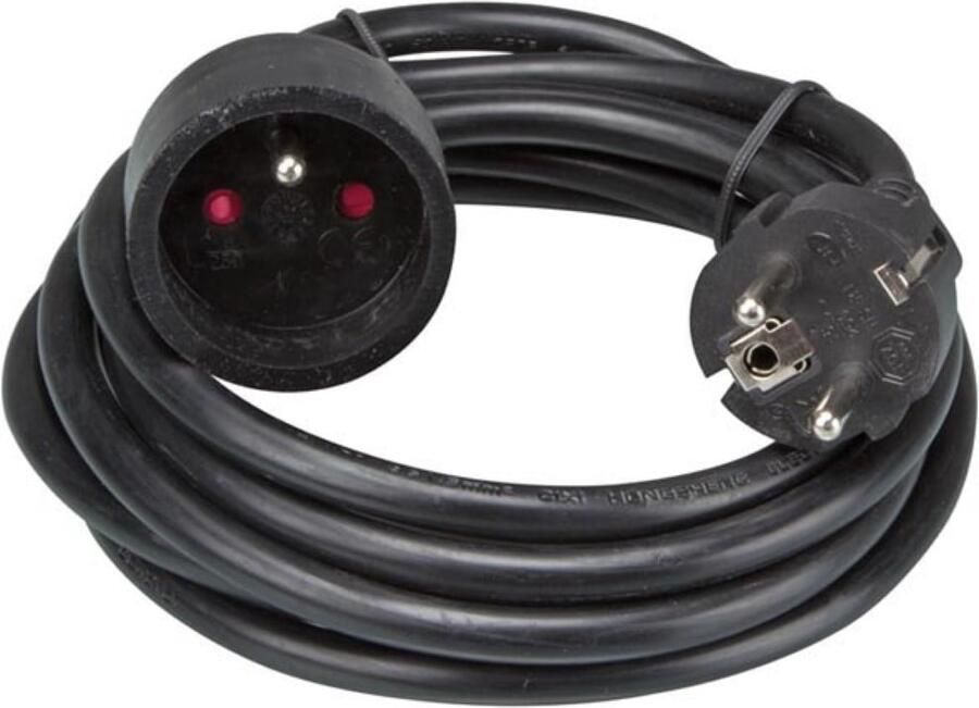 Velleman VERLENGKABEL 3 m ZWART 3G1.5 PENAARDE