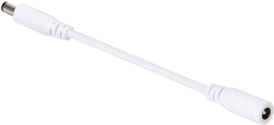 Velleman VERLENGSNOER MET DC-VOEDINGSCONNECTOR (MANNELIJK-VROUWELIJK) 2 m WIT