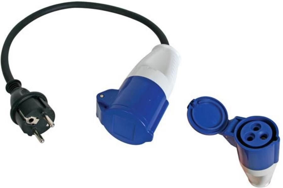 Velleman VERLOOPKABEL VAN SCHUKOSTEKKER NAAR CEE-CONTRASTEKKER