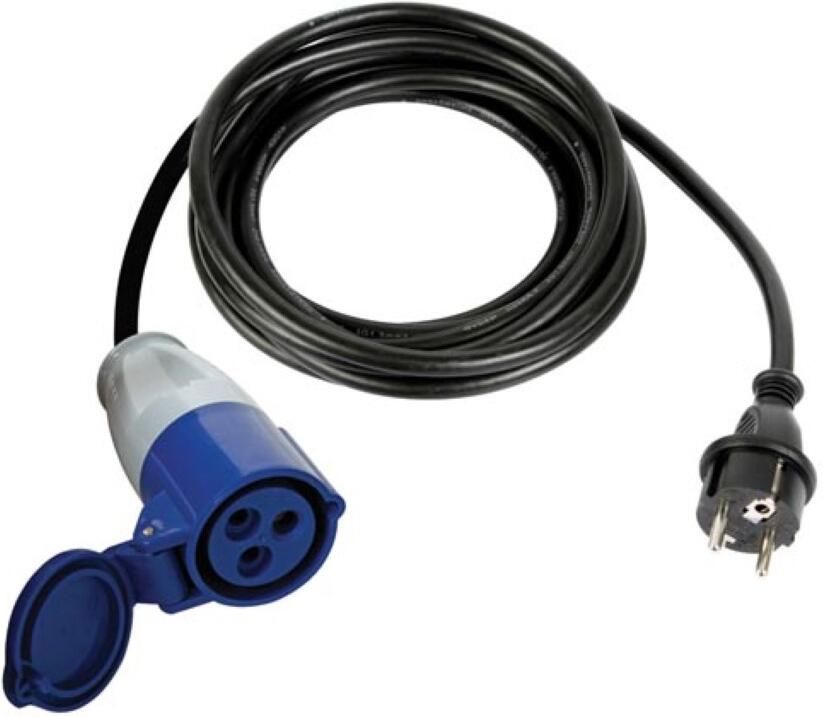 Velleman VERLOOPKABEL VAN SCHUKOSTEKKER NAAR CEE-STEKKER 3 m