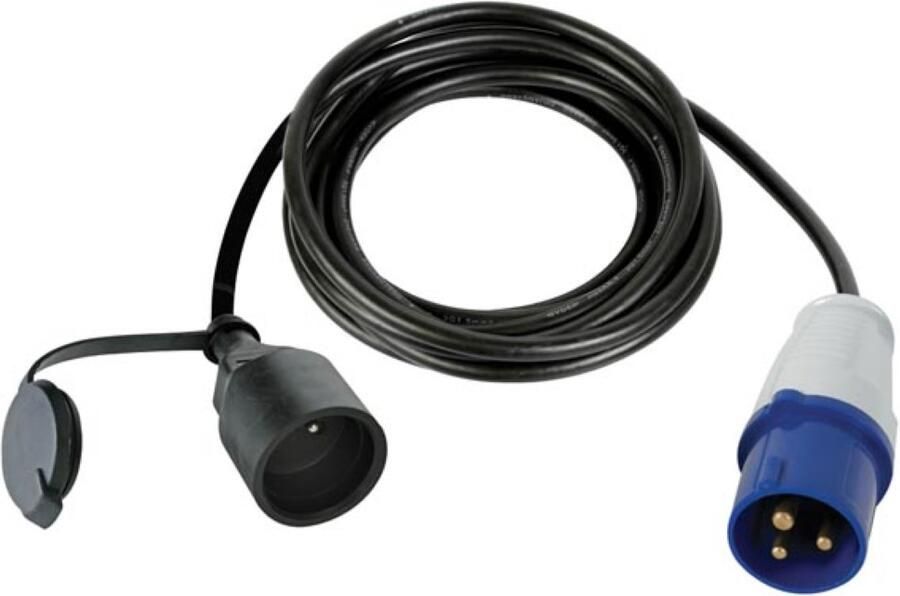 Velleman VERLOOPKABEL VAN SCHUKOSTEKKER NAAR CEE-STEKKER 3 m RANDAARDE
